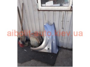 Крыло переднее левое Темно-серое (мокрый асфальт) Авео Т250