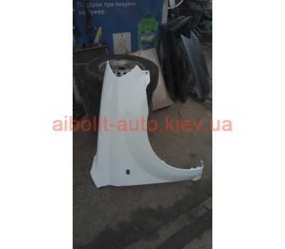 Крыло переднее правое Белое Авео Т250  Chevrolet Aveo Кузовные детали