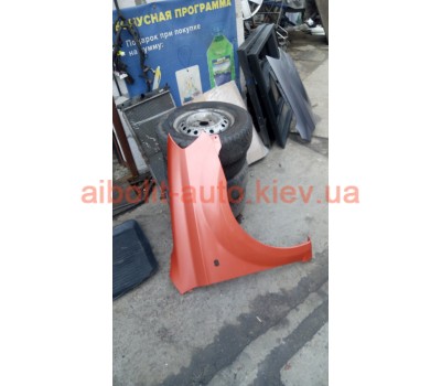 Крыло переднее правое Оранжевый  Авео Т250  Chevrolet Aveo Кузовные детали