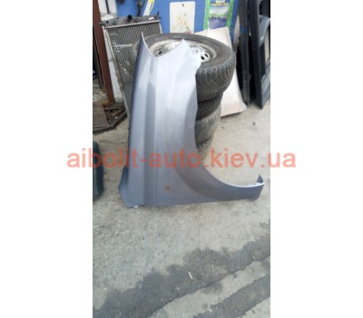 Крыло переднее правое Темно-серое (мокрый асфальт) Авео Т250  Chevrolet Aveo Кузовные детали