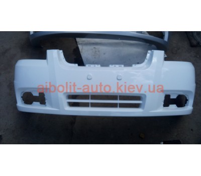 Бампер передний Авео Белый Т250  Chevrolet Aveo Кузовные детали