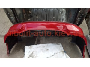 Бампер задний Авео Т250 Бордовый