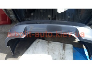 Бампер задний Авео Т250 Тёмно-серый (асфальт)