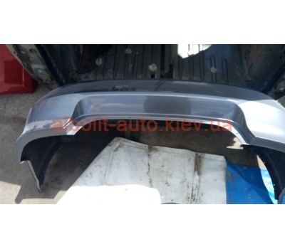 Бампер задний Авео Т250 Тёмно-серый (асфальт)  Chevrolet Aveo Кузовные детали