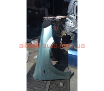 Крыло переднее правое лачетти седан, универсал Зеленый 35u  Chevrolet Lacetti Кузовные детали