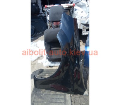 Крыло переднее левое лачетти седан, универсал Чёрный 87u  Chevrolet Lacetti Кузовные детали