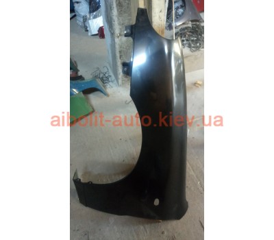 Крыло левое черное 87u Ланос\Сенс  Daewoo Lanos Кузовные детали