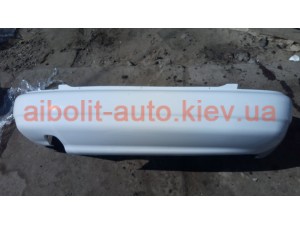 Бампер задний белый Ланос/Сенс