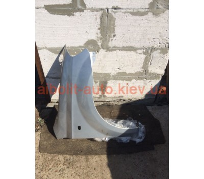 Крыло переднее правое серебристое Авео Т250  Chevrolet Aveo Кузовные детали