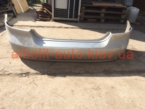 Бампер задний Авео Т250 серебристый 