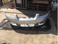 Бампер передний Авео серебристый Т250