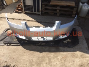 Бампер передний Авео серебристый Т250