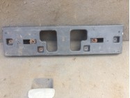 Накладка переднего бампера под номер лачетти